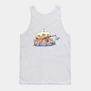 Pumpkitt at Sea Tank Top